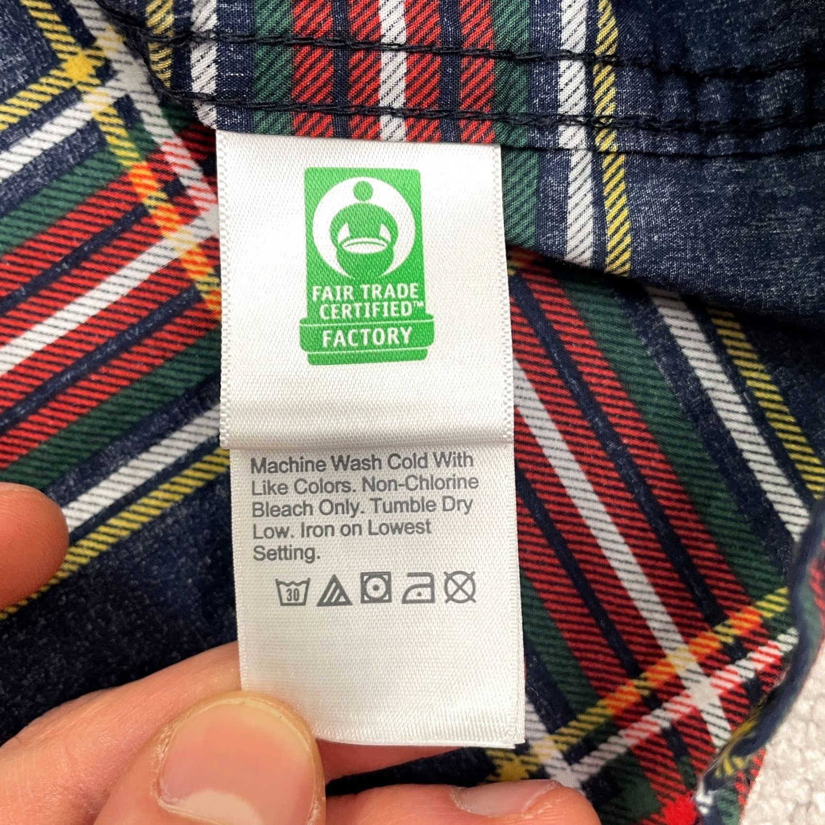 J.Crew J.CREW Pajama Top Shirt Women Medium Multicolor Plaid Cotton Polin Button Up Size M / US 6-8 / IT 42-44 - 5 Thumbnail