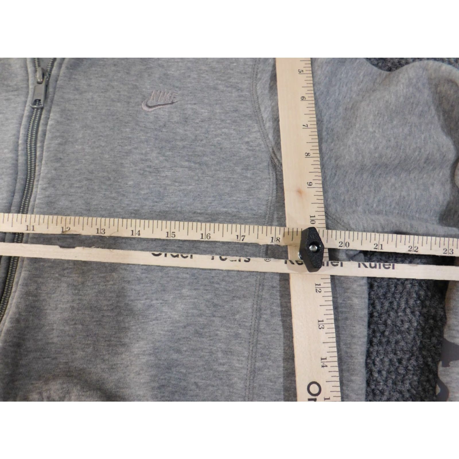 Nike Nike Hoodie Womens L Gray Full Zip stretch performance Size L / US 10 / IT 46 - 5 Thumbnail