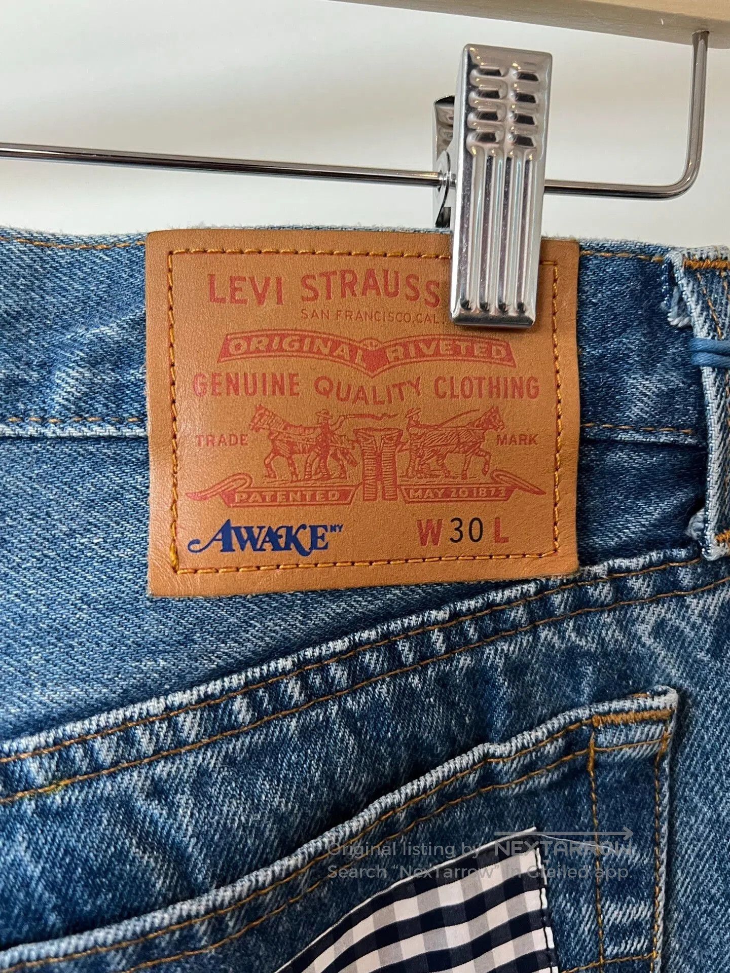 Junya Watanabe Junya Watanabe x Levis Patchwork Jeans. Size US 30 / EU 46 - 6 Thumbnail
