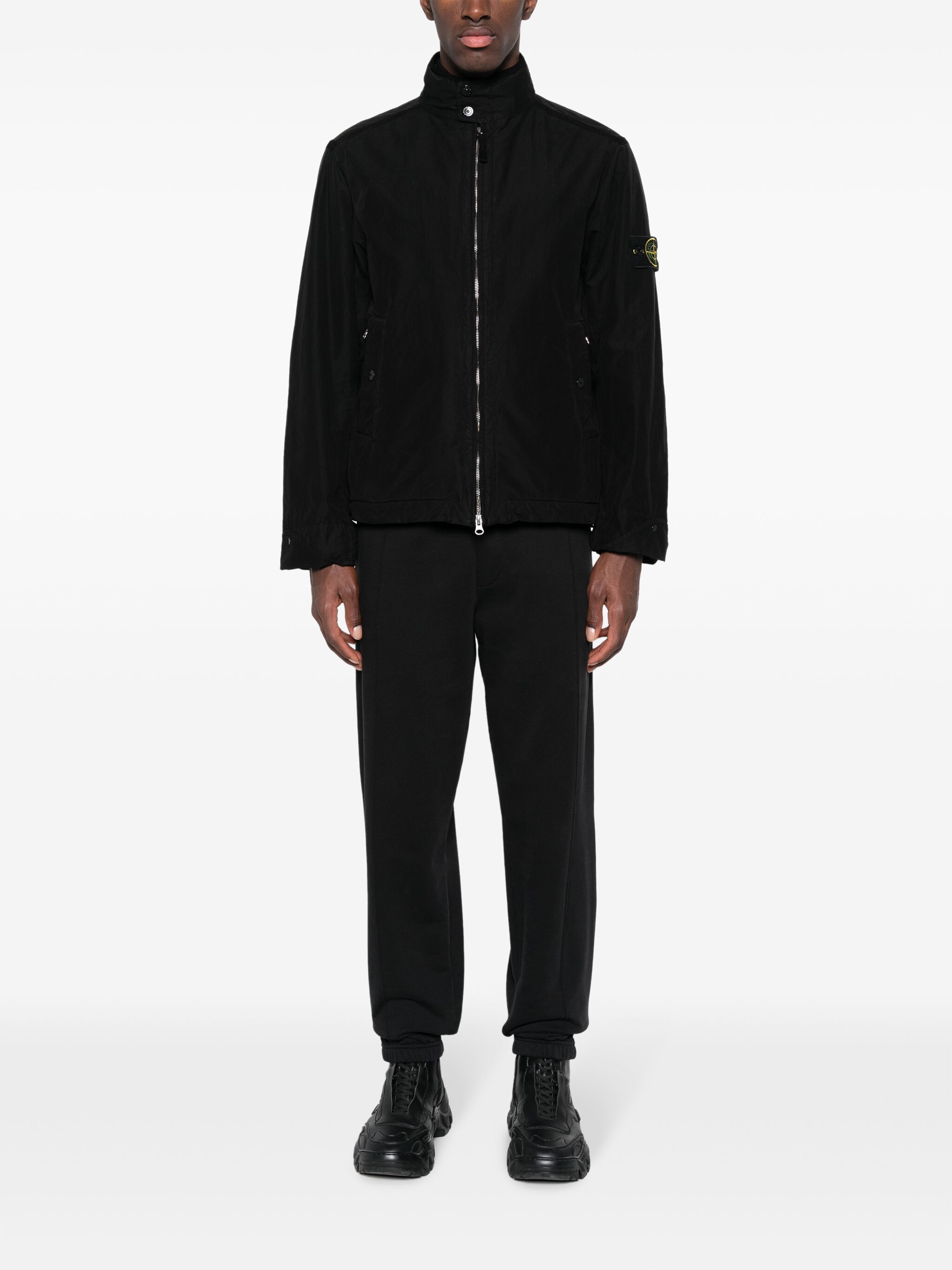 C.P. Company o1y1224 Logo Turtleneck Jacket in Black Size US XL / EU 56 / 4 - 2 Thumbnail