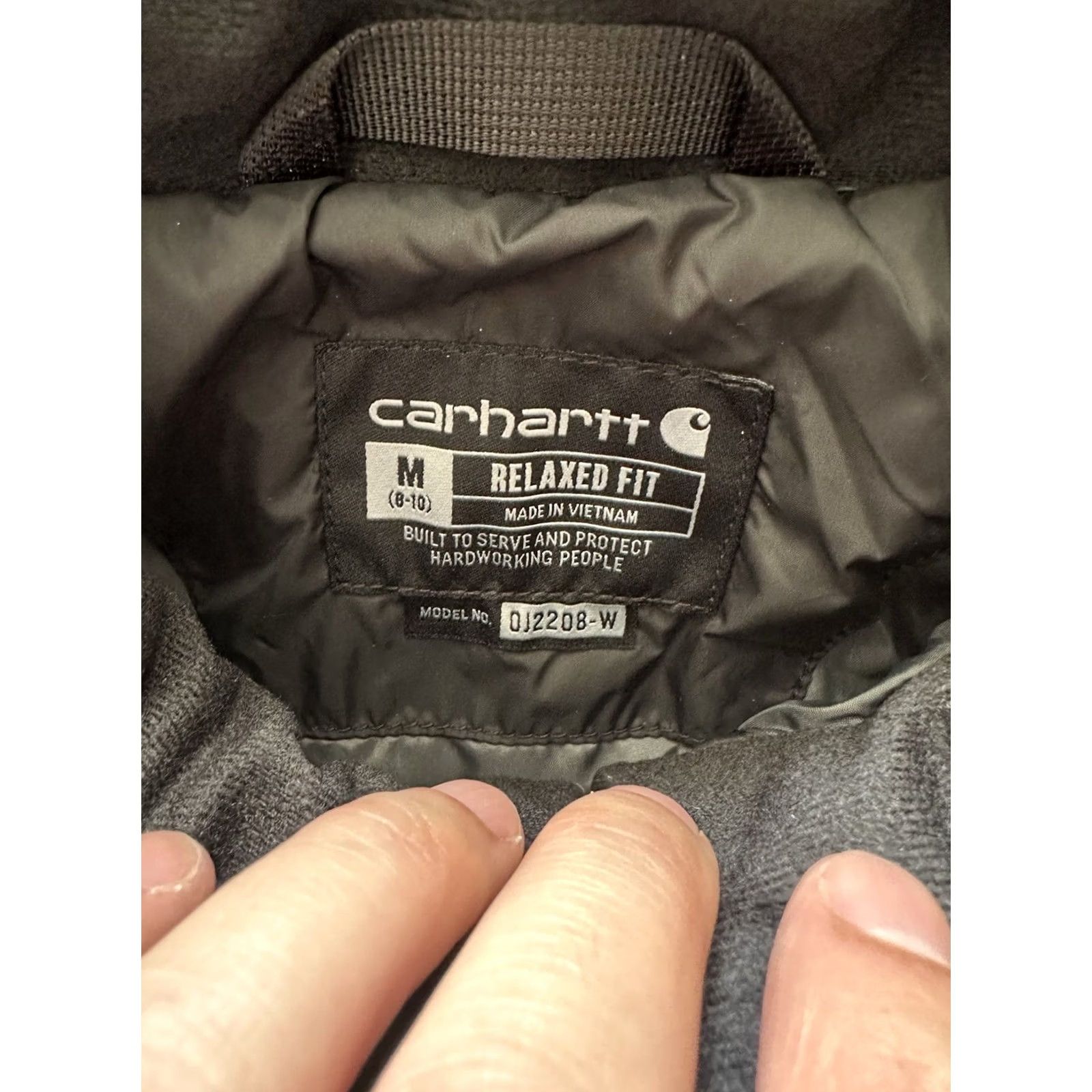 Carhartt Carhartt Jacket Womens M Black Quilted Insulated Full Zip Puffer Workwear NWOT Size M / US 6-8 / IT 42-44 - 6 Thumbnail