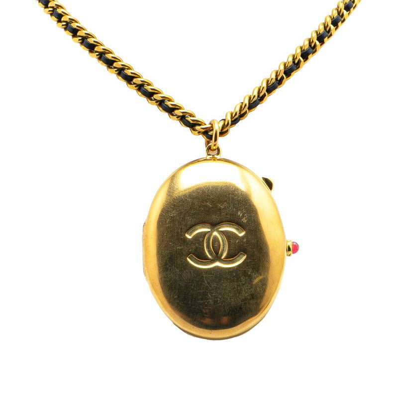 Chanel Chanel Chanel Coco Mark Pendant Necklace Metal Necklace Size ONE SIZE - 1 Thumbnail