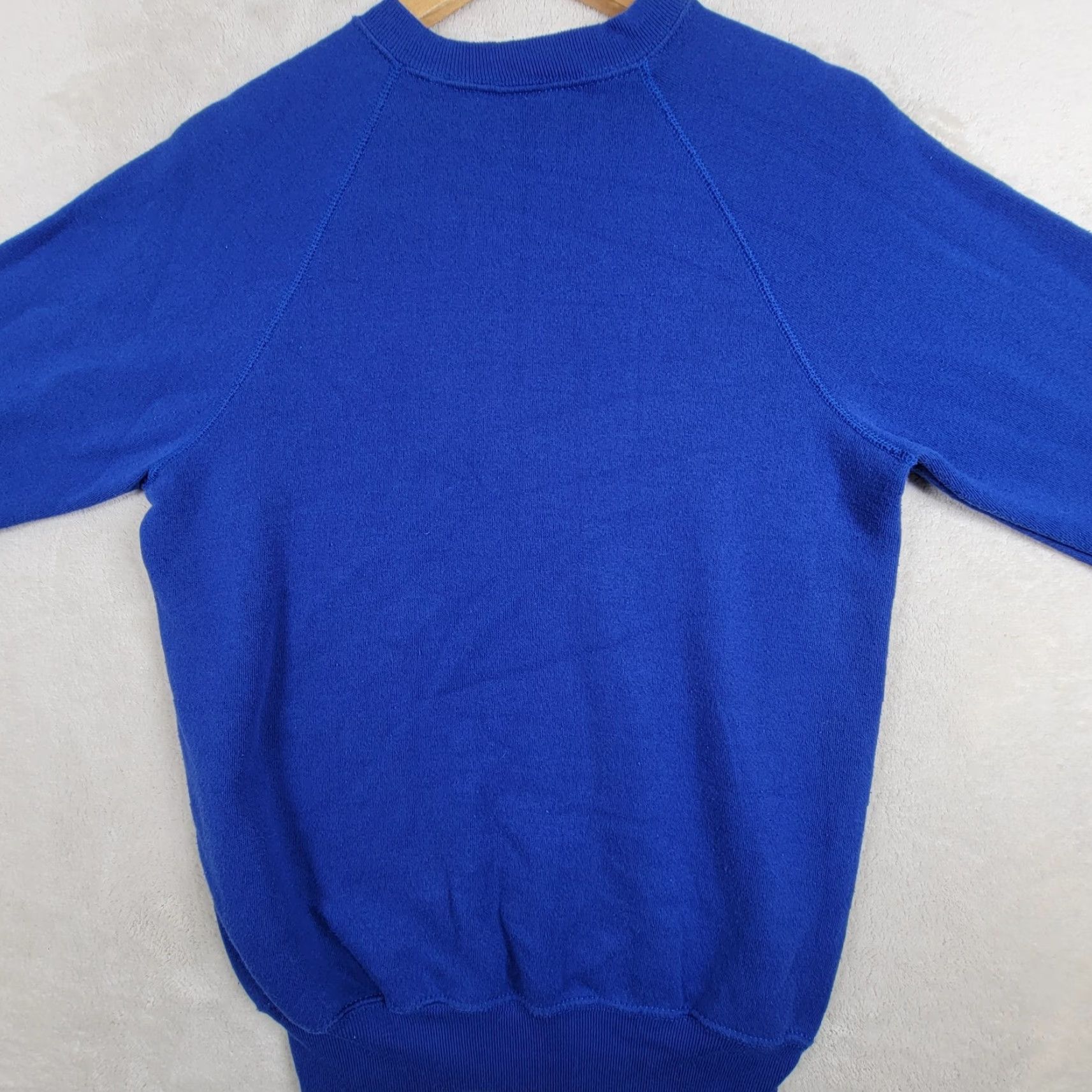 Lee VINTAGE LEE Sweatshirt Women's Medium Blue Cotton Blend Pullover Long Sleeve Monkeys Embroidered Crew Neck Casual Size M / US 6-8 / IT 42-44 - 3 Thumbnail