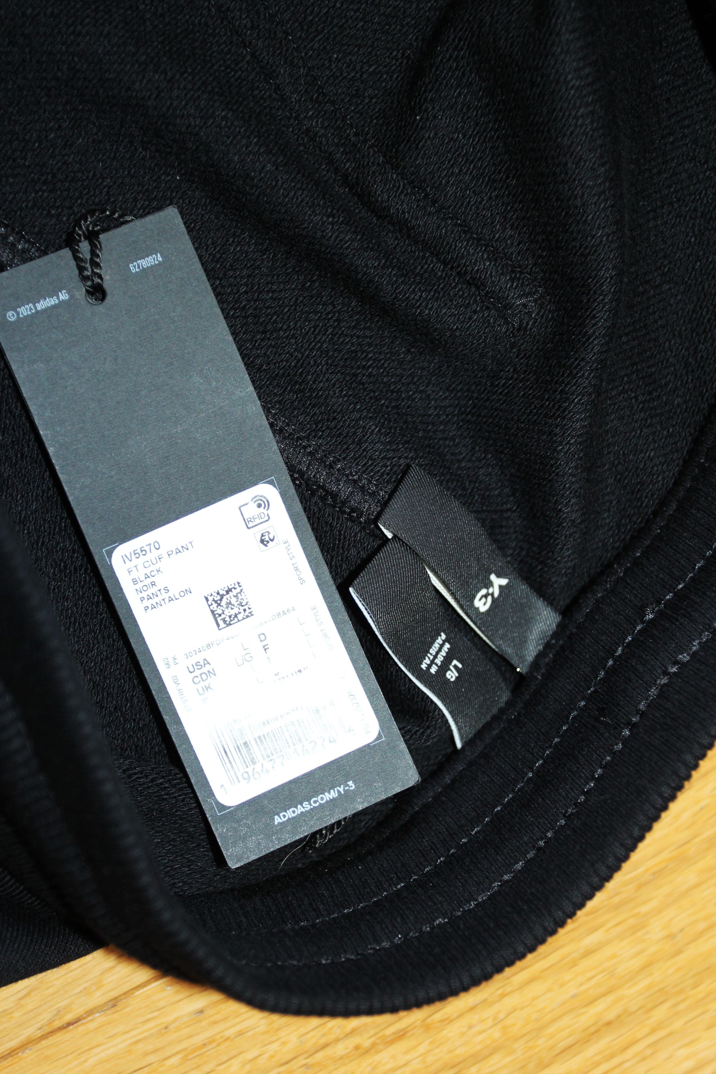 Y-3 BNWT SS24 Y-3 YOHJI YAMAMOTO FRENCH TERRY CUF SWEATPANTS L Size US 34 / EU 50 - 8 Thumbnail