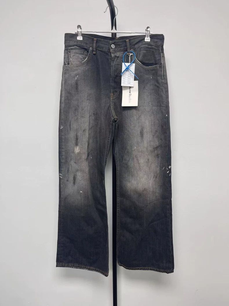 Acne Studios Acne Studios Super Baggy Distressed Jeans-yf Size US 29 - 1 Thumbnail