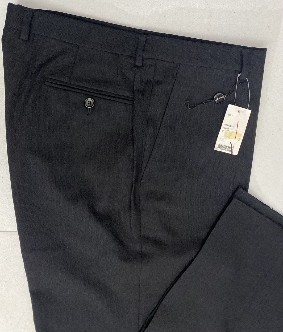Gucci Gucci 🇮🇹 x Tom Ford Black Chevron Striped Dress Slacks 52 NEW Size US 36 / EU 52 - 10 Thumbnail