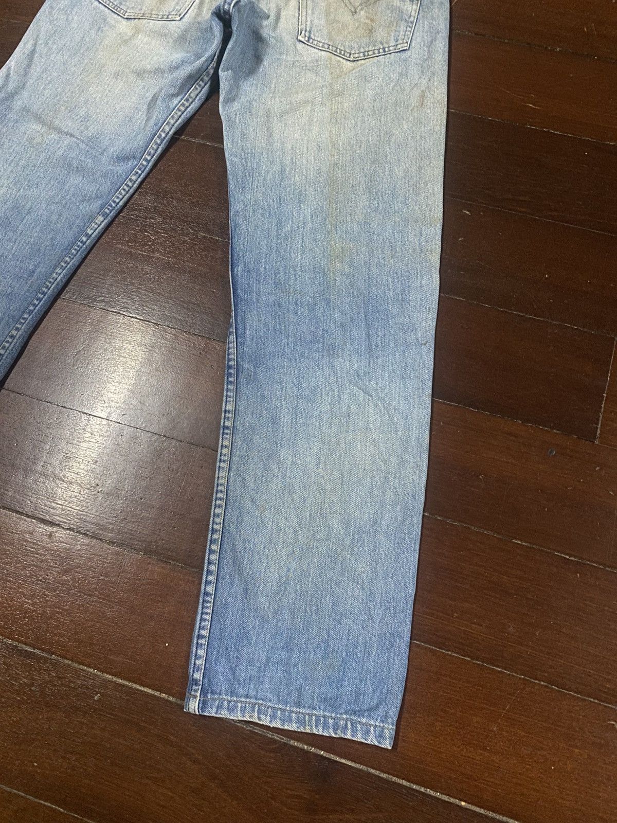 Levi's Vintage 80s 90s Levi’s Oren tag rusty distressed mud wash Size US 32 / EU 48 - 11 Thumbnail
