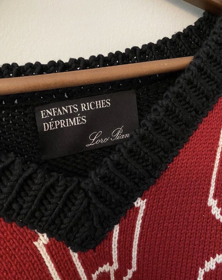 Enfants Riches Deprimes × Loro Piana Enfants Riches Deprimes 17SS Runway Loro Piana Chain Sweater Size M / US 6-8 / IT 42-44 - 6 Thumbnail