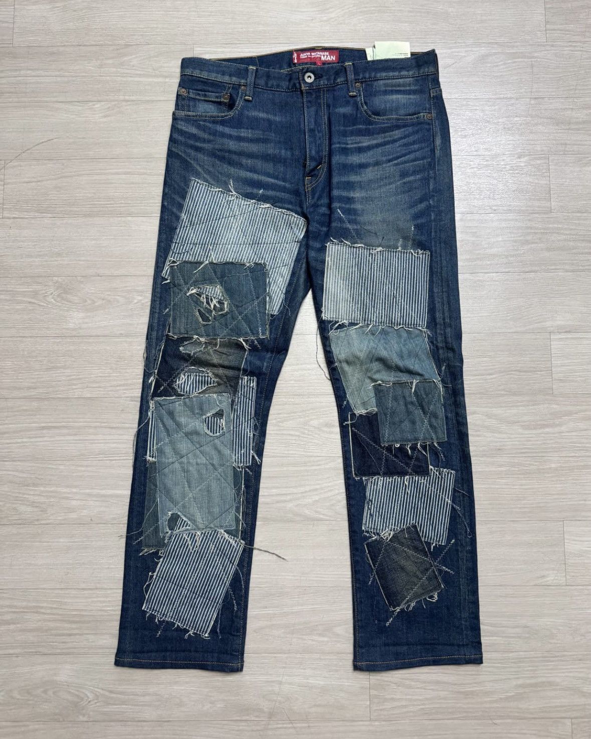 Junya Watanabe × Levi's 18SS Junya Watanabe x Levis Patchwork Denim Jean Size US 36 / EU 52 - 1 Thumbnail