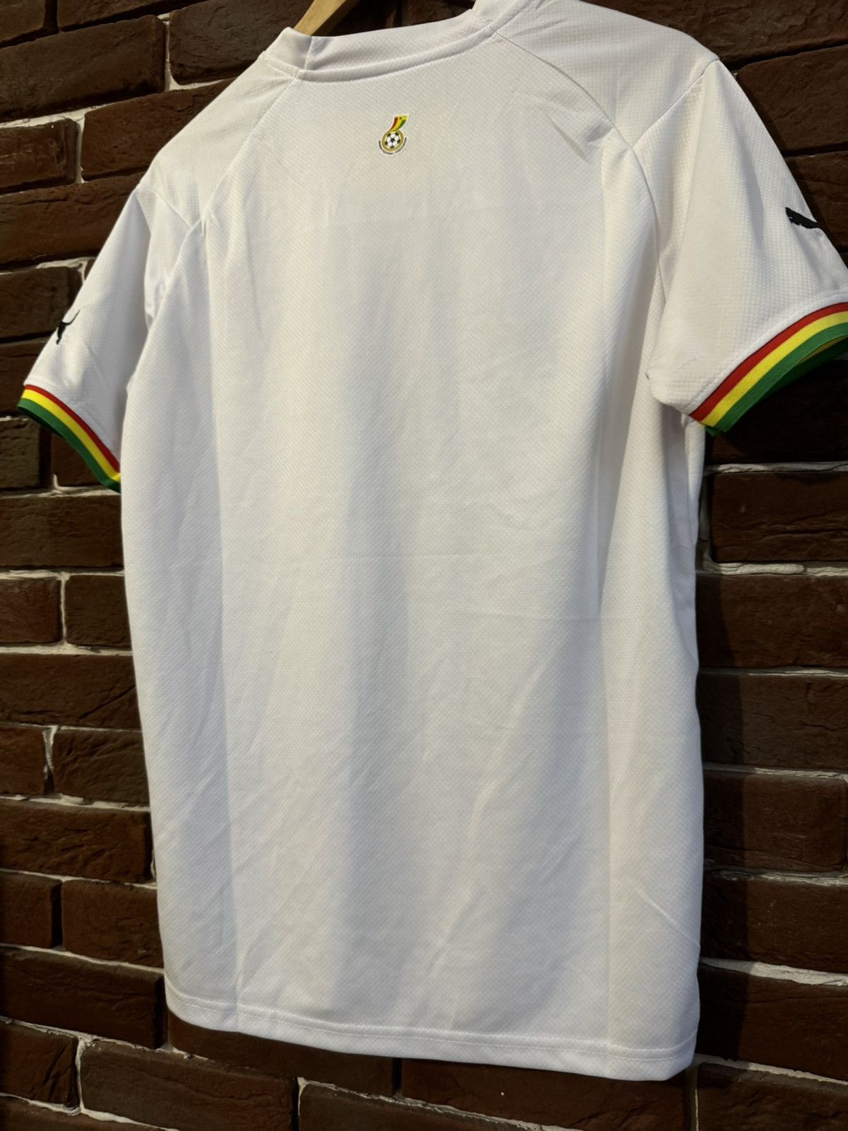 Puma Rare PUMA Ghana Home football Jersey Soccer Kit L White Size US L / EU 52-54 / 3 - 8 Thumbnail