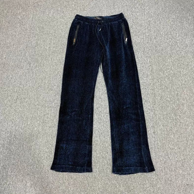 Versace Versace Black and Blue Velvet Medusa Portrait Set Size XS / US 0-2 / IT 36-38 - 6 Thumbnail