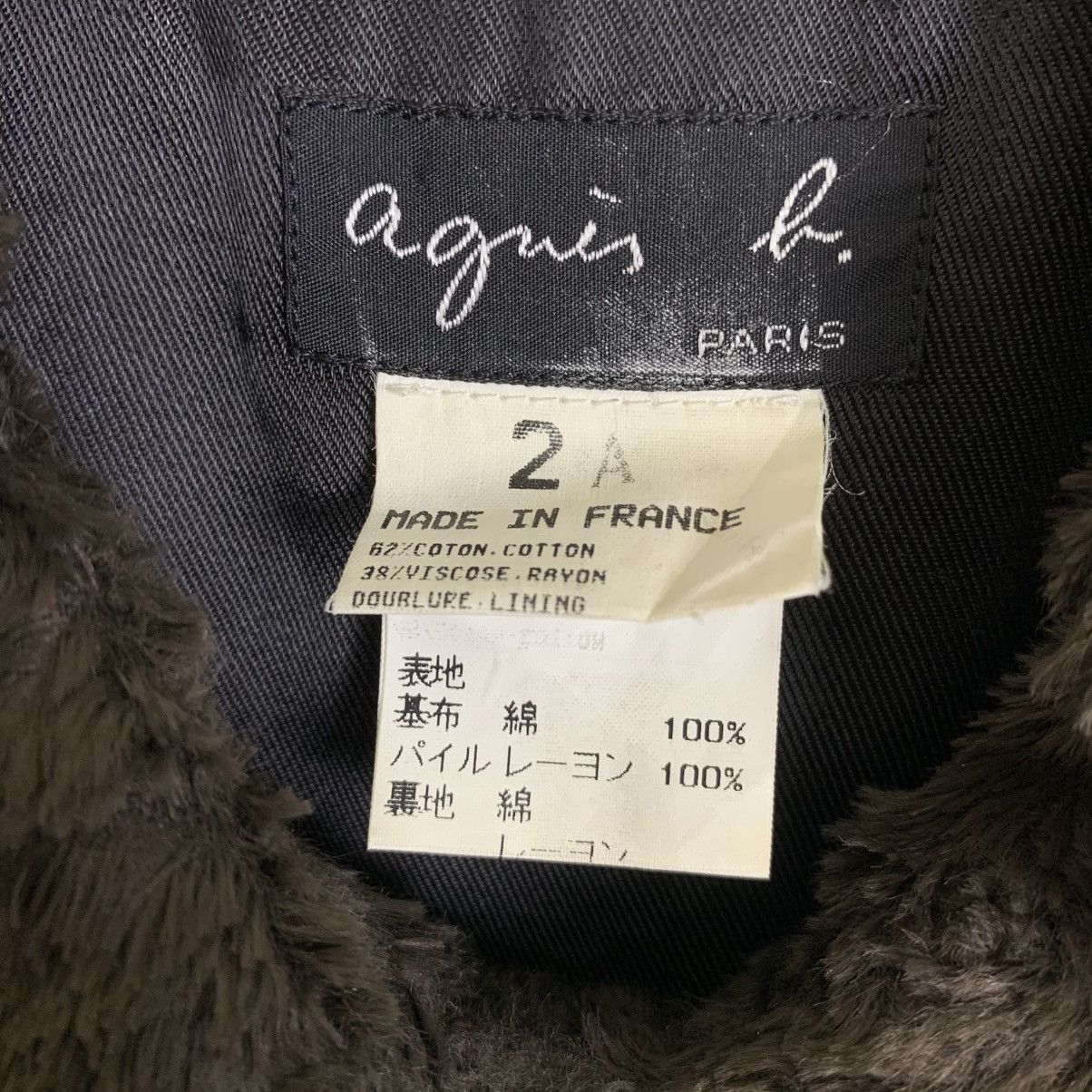 agnes b. Vintage Agnes B Furr Jacket Size XXS / US 00 / IT 34 - 10 Thumbnail