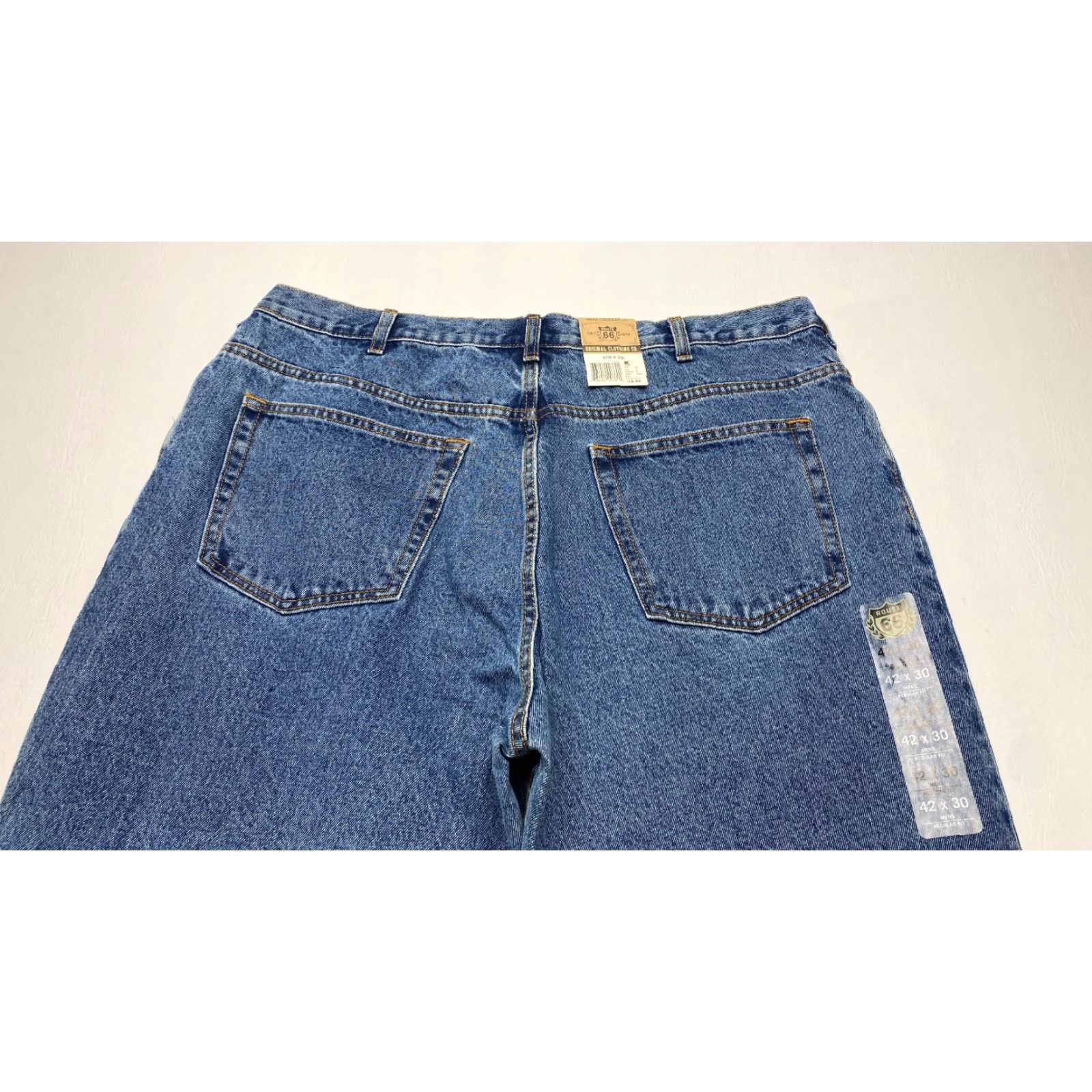 Route 66 Route 66 Jeans Blue Denim 38X27 Regular Fit 100% Cotton Mens Jeans Size US 38 / EU 54 - 7 Thumbnail