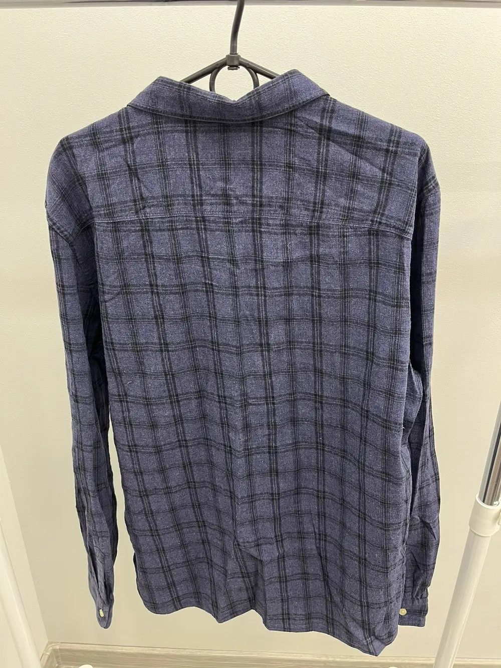 Allsaints Allsaints Coruna Ls Shirt Flannel Logo Embroidered Shirt Size US XL / EU 56 / 4 - 2 Thumbnail