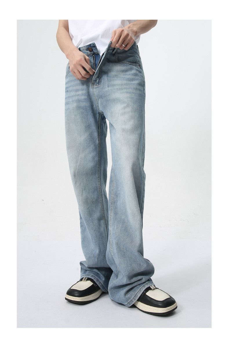 Japanese Brand × Jean Classic light blue flared washed jeans Size US 32 / EU 48 - 4 Thumbnail