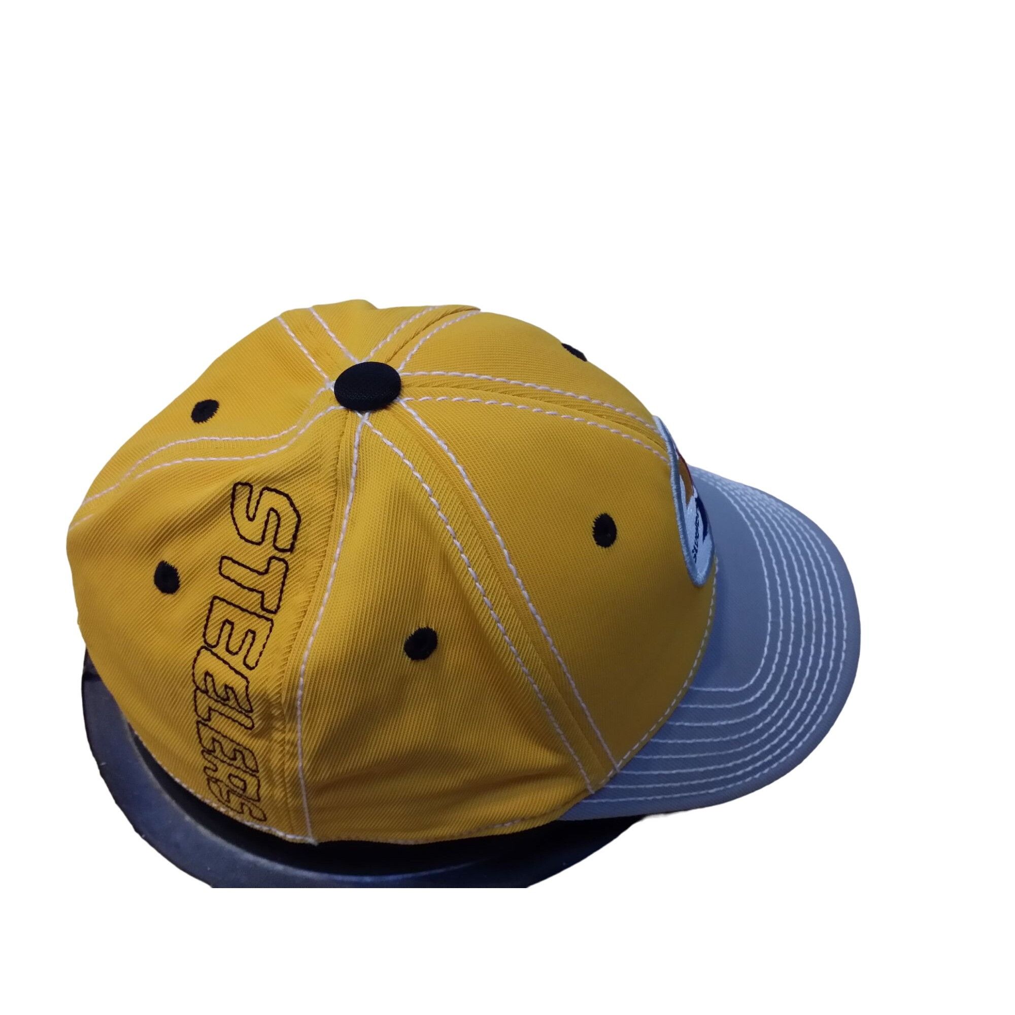 Reebok Pittsburgh Steelers On Field Fitted Hat Reebok Sz M/L Yellow Size ONE SIZE - 5 Thumbnail