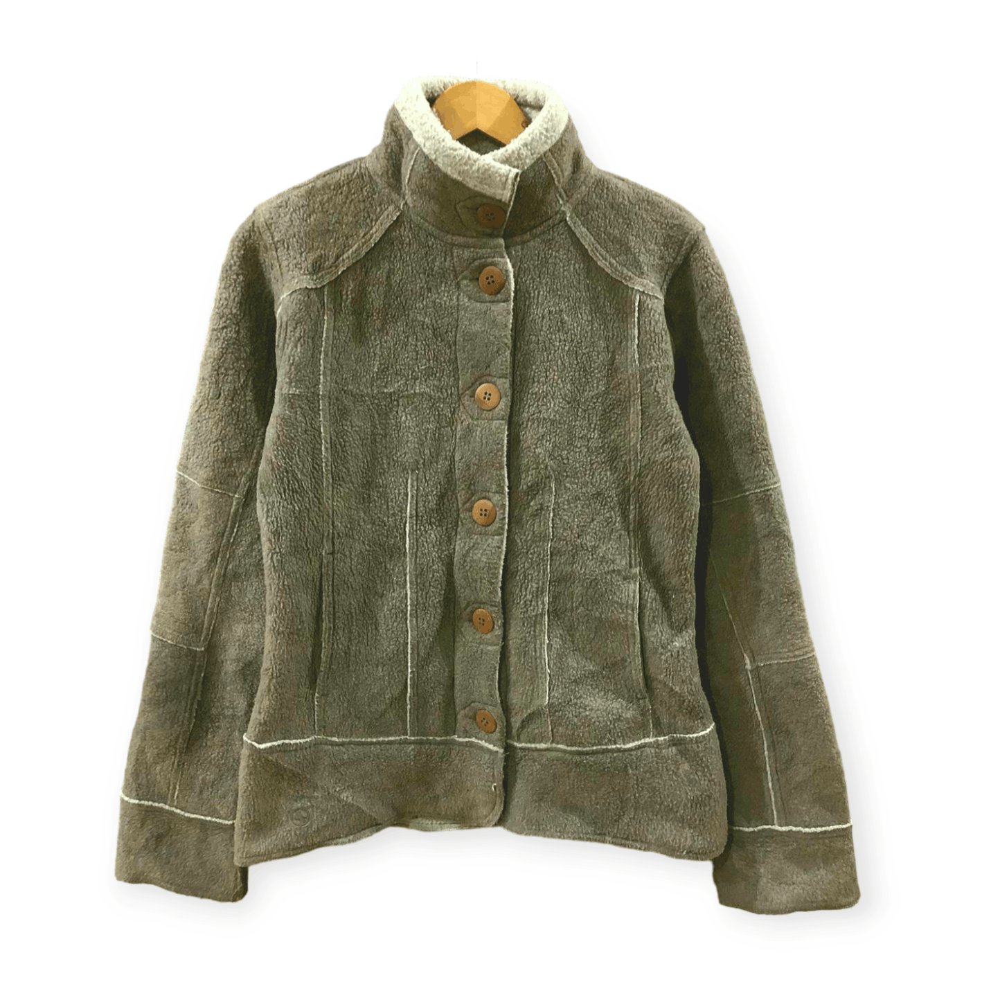 Aigle AIGLE FAUX FUR JACKET COAT BUTTON UP Size S / US 4 / IT 40 - 1 Thumbnail