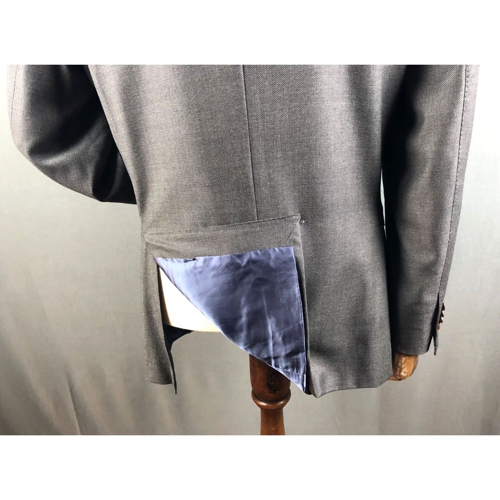 Suitsupply Suitsupply Blazer Gray Men Size 52 Wool Size 52R - 7 Thumbnail