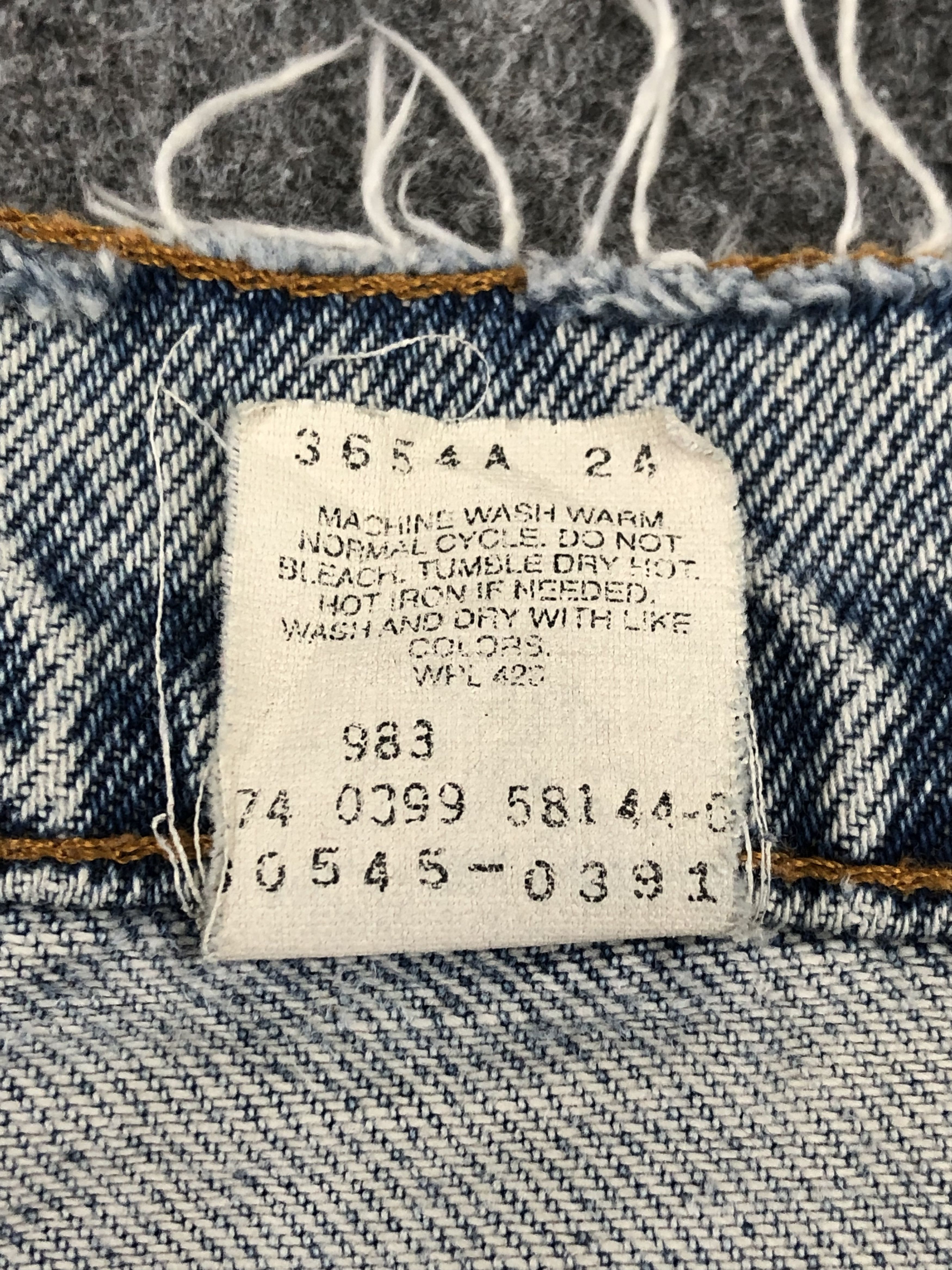 Levi's Vintage 90s Levis 545 Faded Blue Jeans DPP0221 Size US 41 - 7 Thumbnail