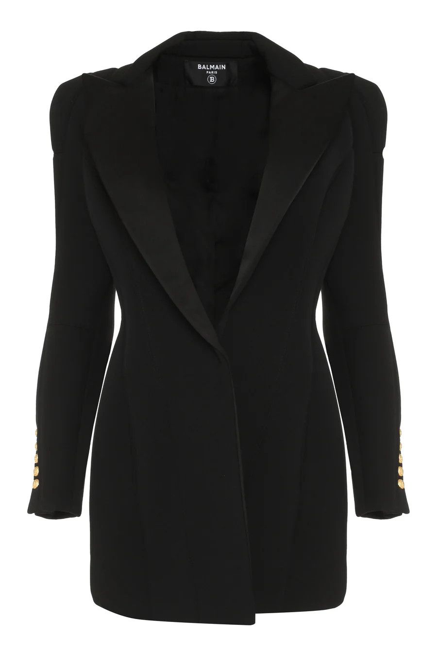 Balmain o1y0525 Blazer in Black Size M / US 6-8 / IT 42-44 - 1 Thumbnail