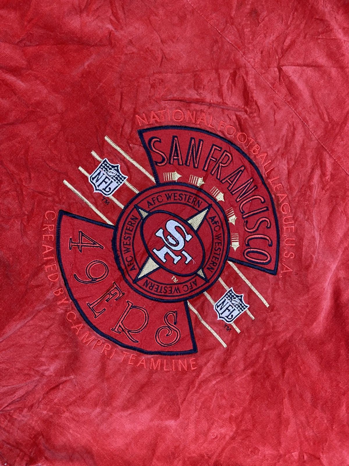 Vintage Camfri NFL San Francisco 49ers League Bomber Jacket