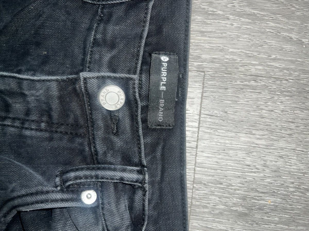 Purple Brand Black distress purple jeans Size US 33 - 3 Thumbnail