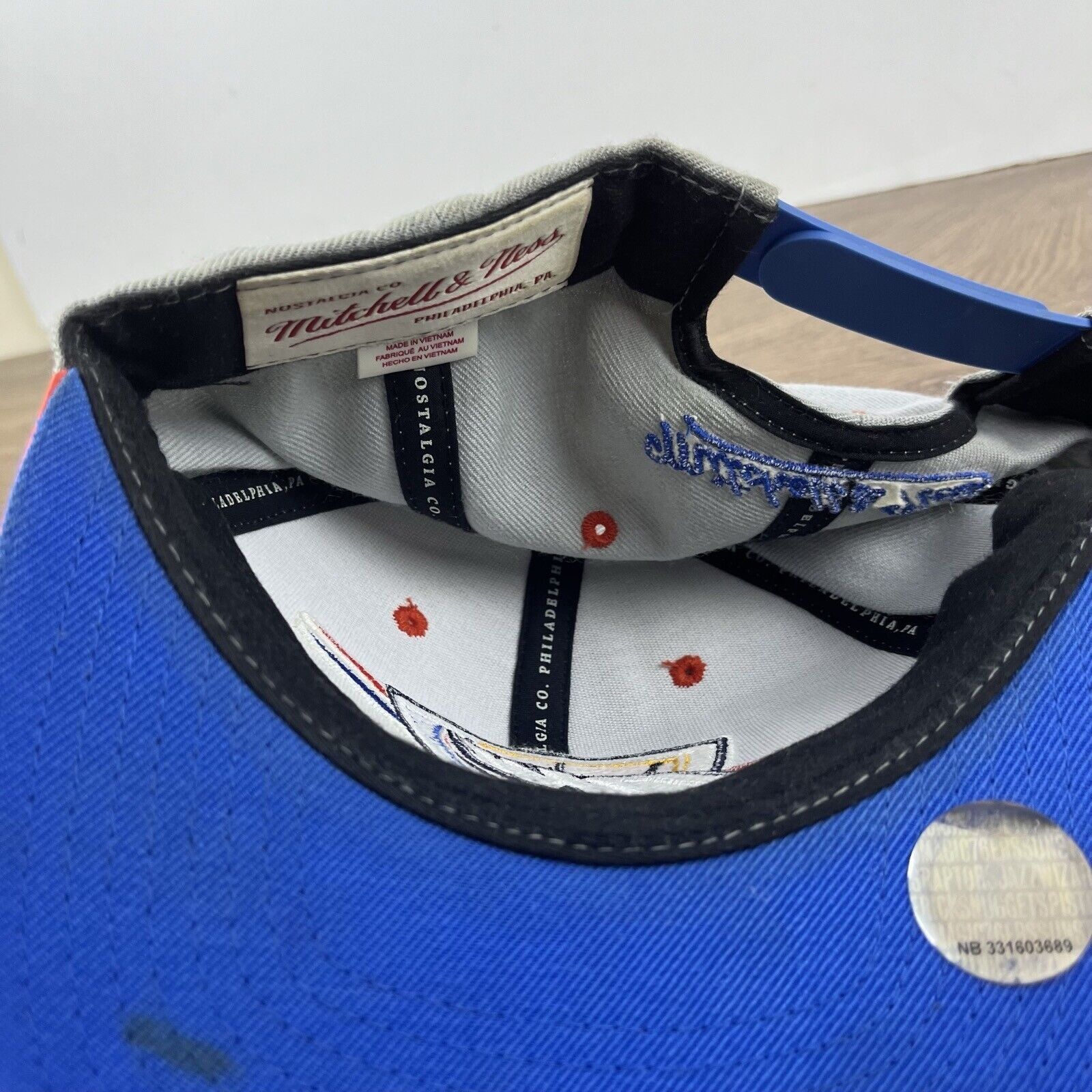Mitchell & Ness Oklahoma City Thunder Hat Mitchell & Ness Snapback Gray Hat Size ONE SIZE - 16 Thumbnail