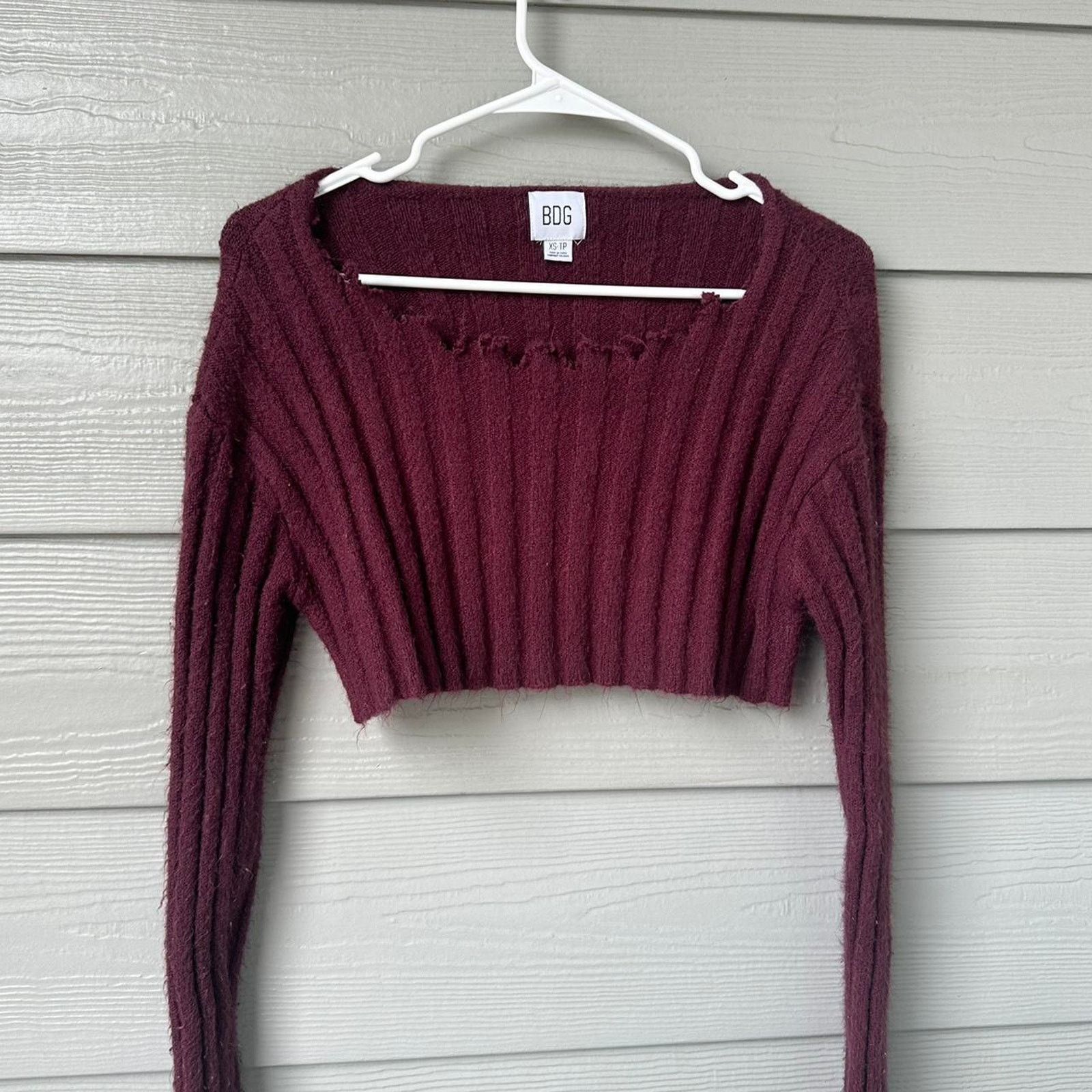 Bdg Burgundy BDG cropped sweater Size XS / US 0-2 / IT 36-38 - 1 Thumbnail
