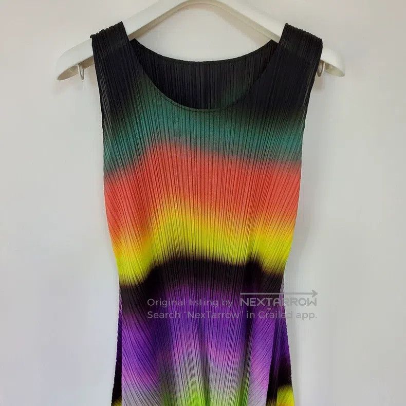 Issey Miyake Issey Miyake Color-block Dress Size M / US 6-8 / IT 42-44 - 4 Thumbnail