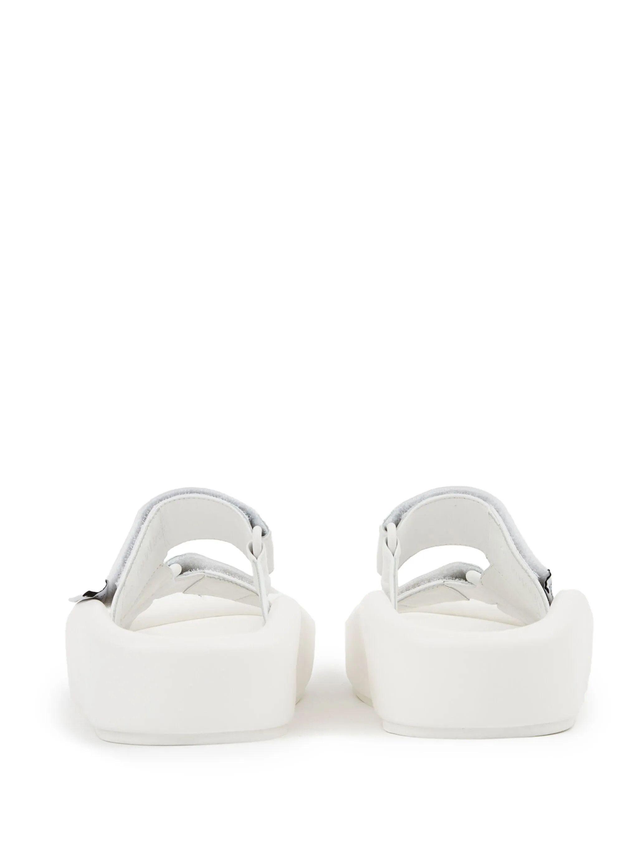 Maison Margiela oc11z1225 Weiping Leather Sandals in White Size US 9 / IT 39 - 3 Thumbnail