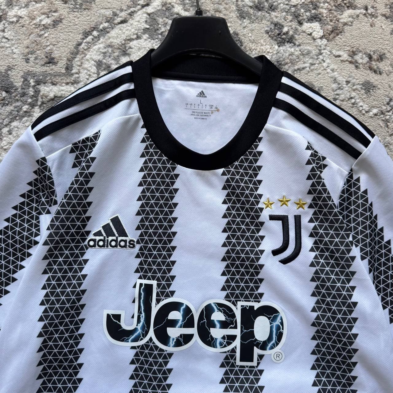 Adidas BLOKECORE ⚽️ ADIDAS JUVENTUS SOCCER TSHIRT JERSEY KIT JEEP Size US L / EU 52-54 / 3 - 3 Thumbnail