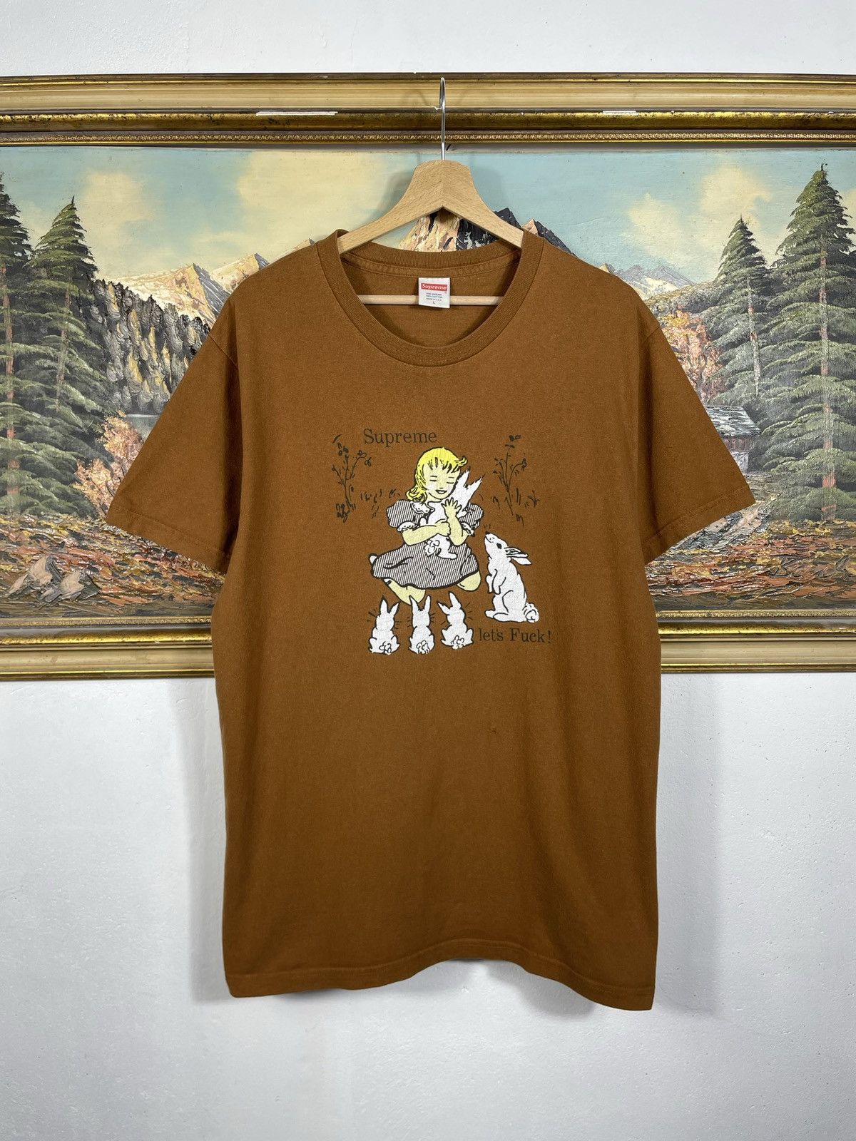 Iz　Supreme let’s fuck tee シュプリーム　L Supreme Let's Fuck Tee - White – Grails SF