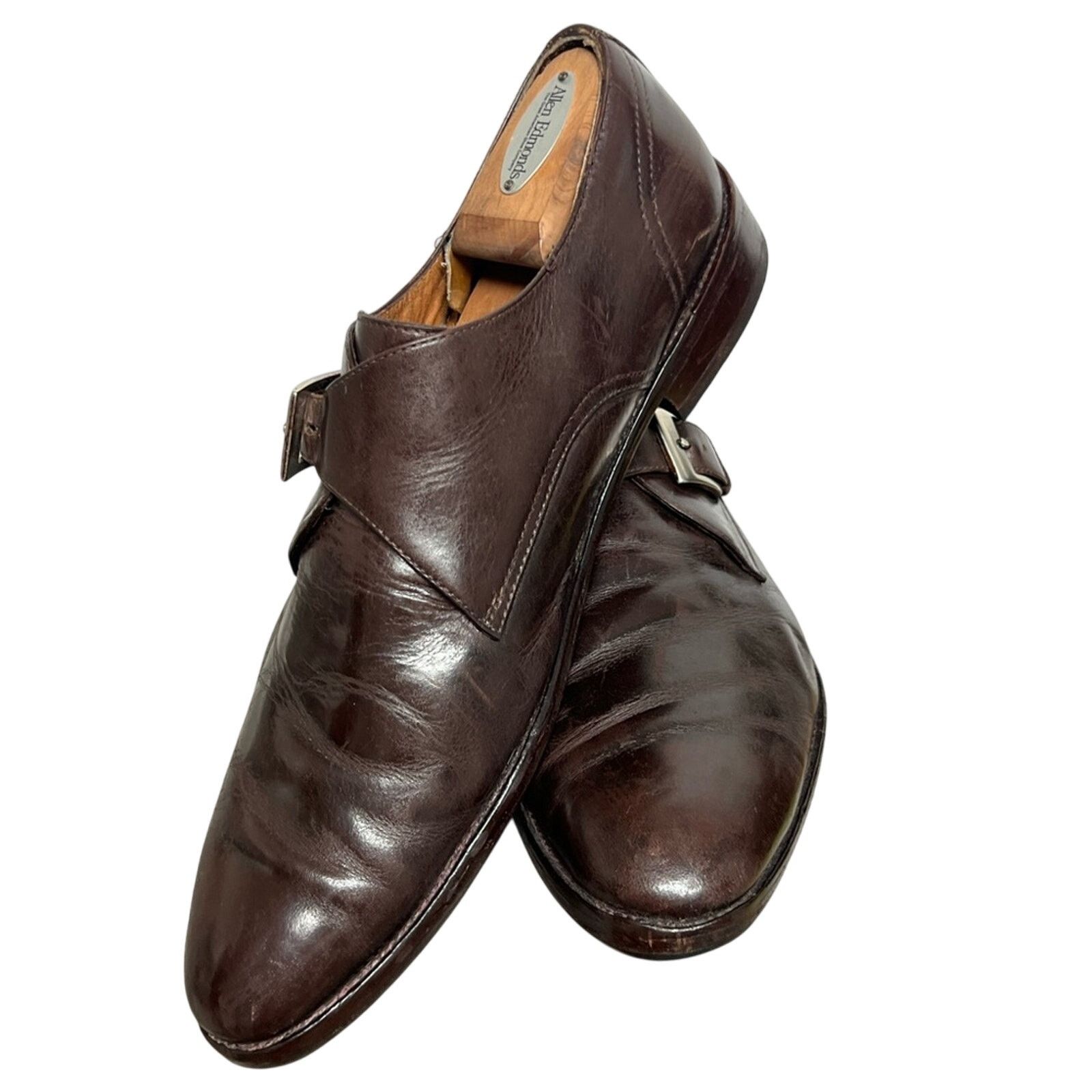 Allen Edmonds Allen Edmonds Mens Shoes 10 Norwich Monk Strap Made in Italy Size US 10 / EU 43 - 8 Thumbnail