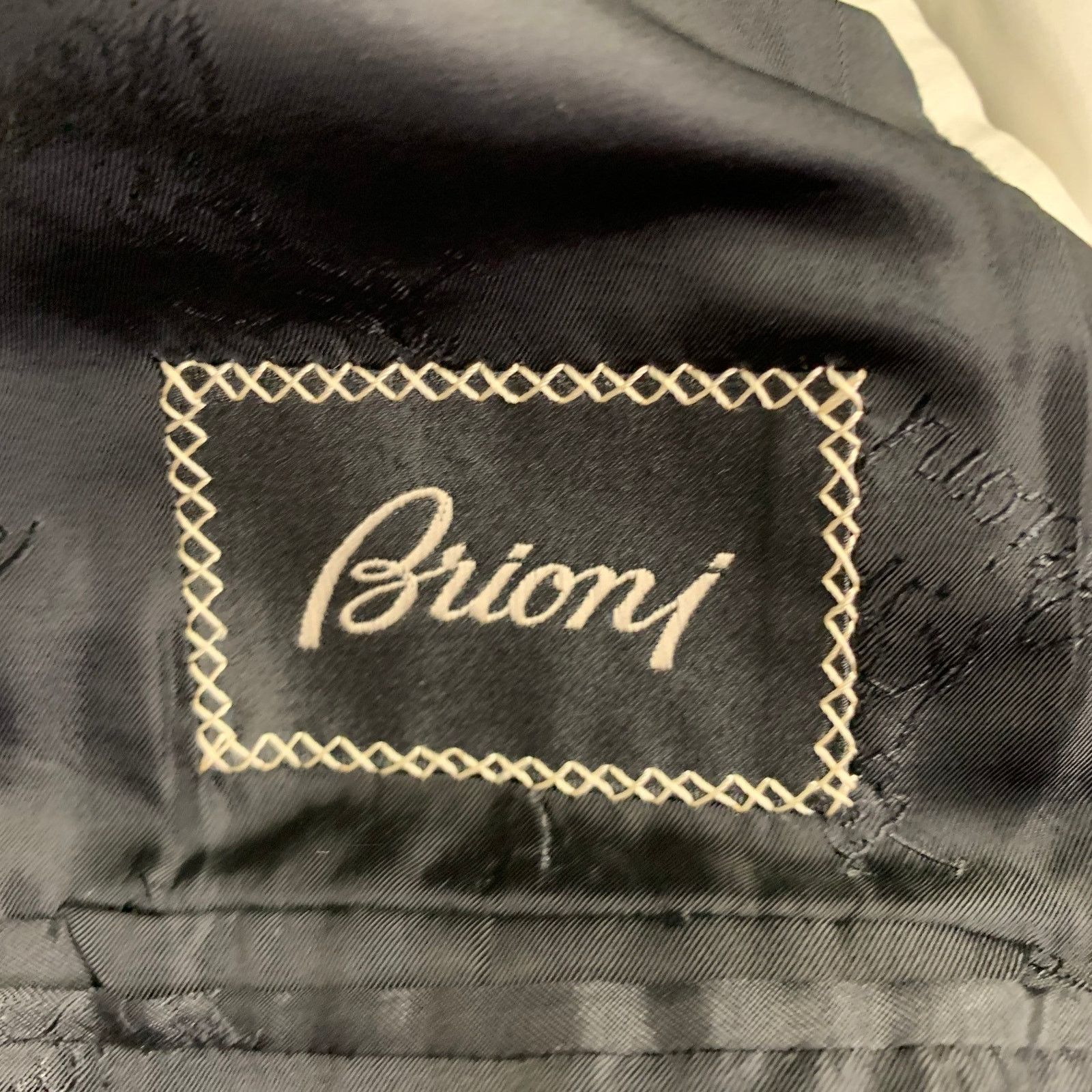 Brioni BRIONI Size 46 Black Wool Tuxedo Peak Lapel Sport Coat Size 46R - 6 Thumbnail