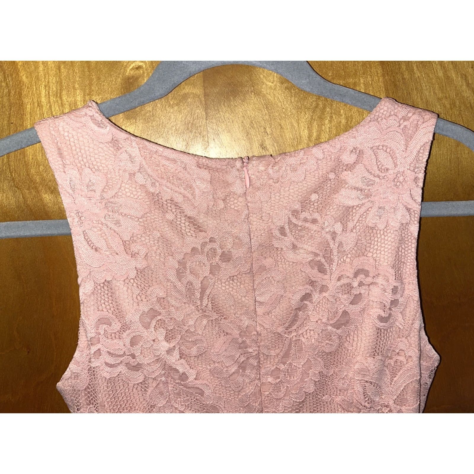Pinko MAUDRESS Women's Lace Dress Hi Lo Sleeveless Floral Pink Blush Zip Zipper Party Formal XS Size Velvet? Wait. Size XS / US 0-2 / IT 36-38 - 5 Thumbnail