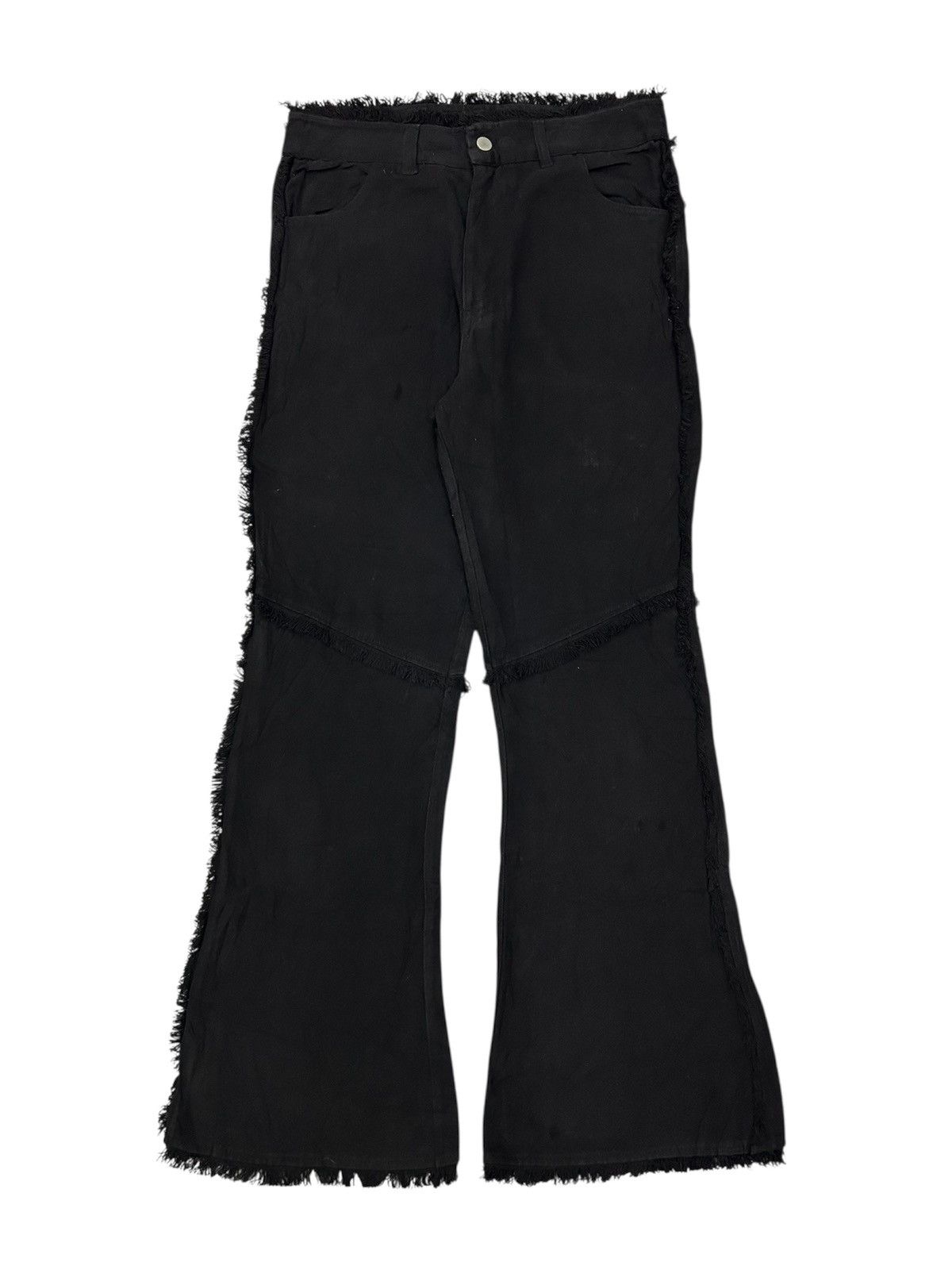 Other Japanese Avant Garde Crazy Frayed Flare Jeans Size US 31 - 1 Thumbnail
