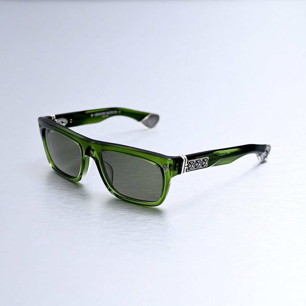 Chrome Hearts CHROME HEARTS SLUSS BUSSIN II DARK OLIVE SUNGLASSES Size ONE SIZE - 1 Thumbnail