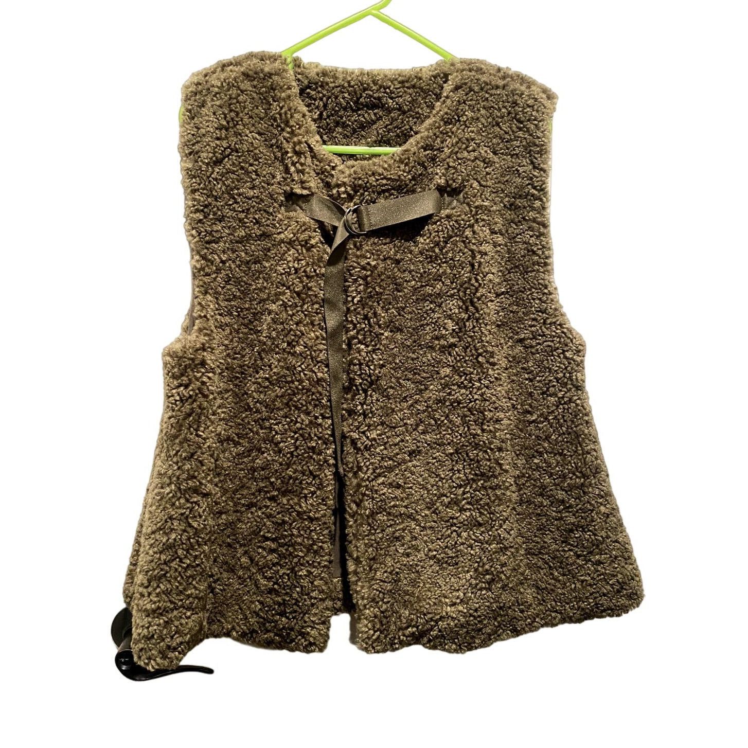 Anthropologie Anthropologie Akemi Kin Women ALONNA Teddy Plush Vest Jacket Size ONE SIZE - 2 Thumbnail