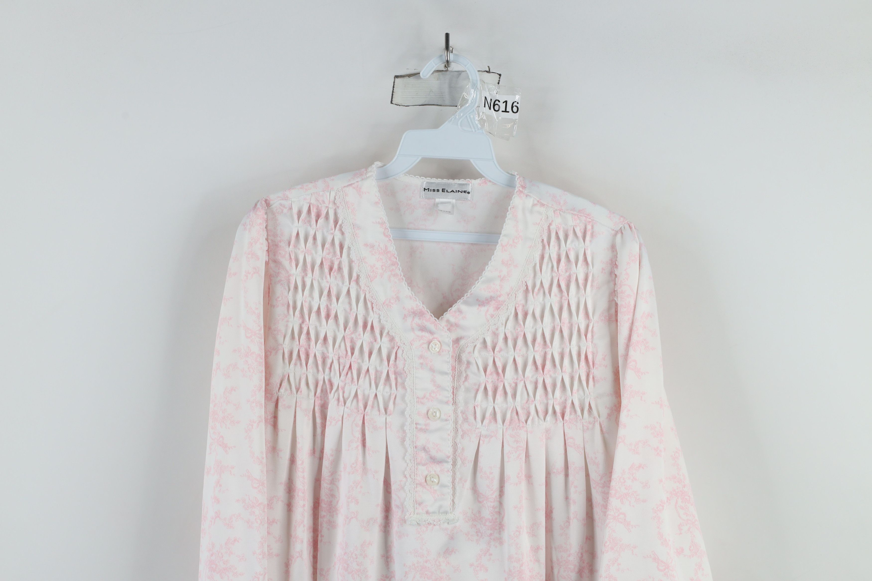 Vintage Vintage 90s Miss Elaine Flower All Over Print Night Gown Size S / US 4 / IT 40 - 2 Thumbnail