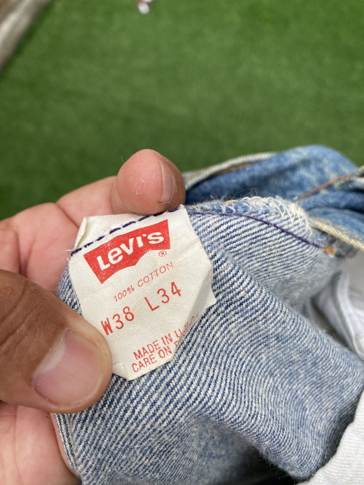 Levi's Vintage Clothing W37x27.5 Vintge levi's 501 made in usa Size US 37 - 6 Thumbnail