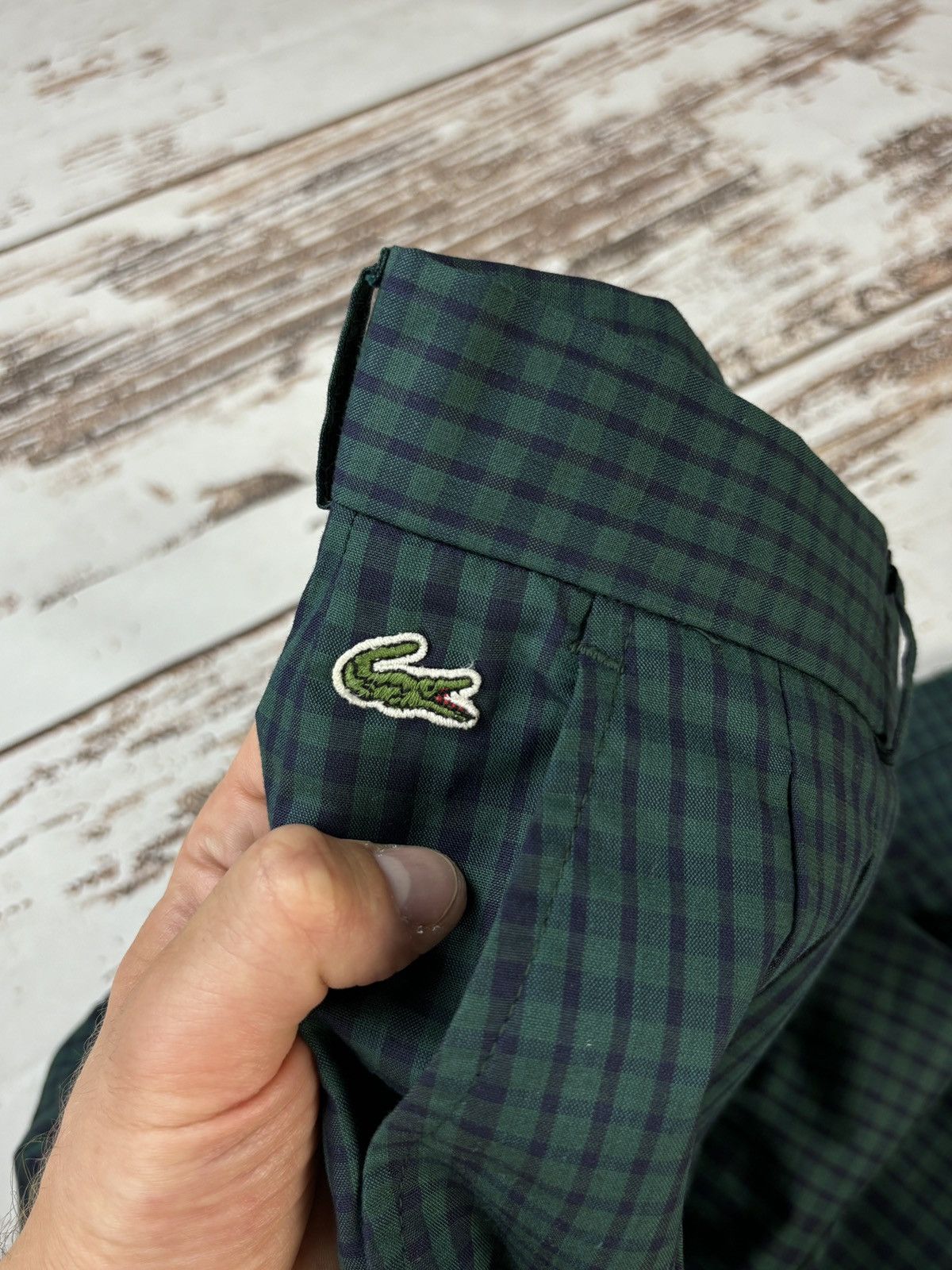 Lacoste Lacoste Chemise Vintage Checkered Casual Pants Size US 36 / EU 52 - 9 Thumbnail