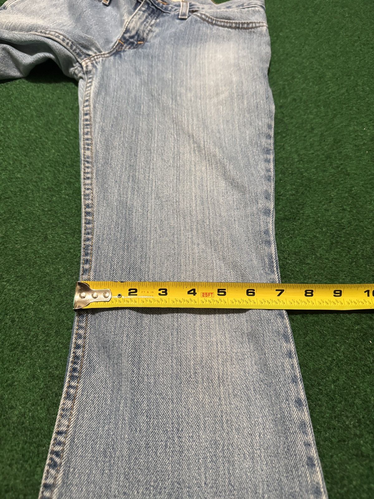 Levi's Vintage Clothing Vintage Levi’s 518 Super Low Rise Bootcut Flare 30x30 Jeans Size 30" / US 8 / IT 44 - 10 Thumbnail