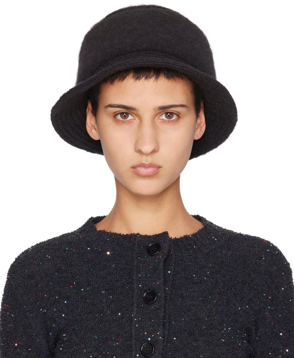 Marni o1y0225 Size : M / Cap / Hat in Black Size ONE SIZE - 1 Thumbnail