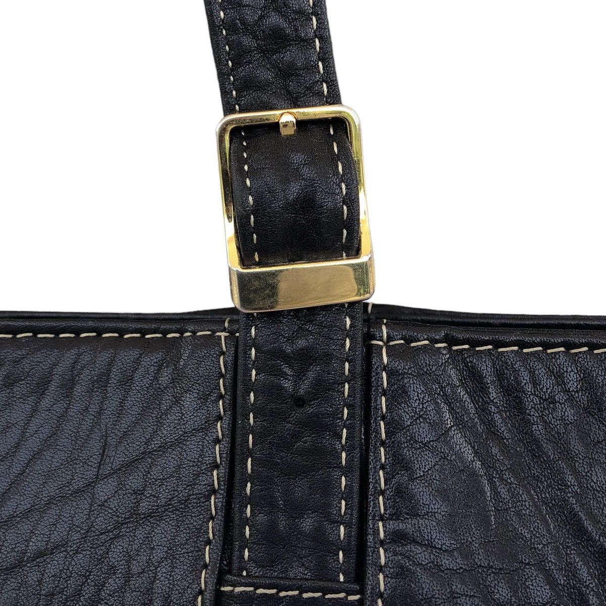 Japanese Brand Mode Kaoru Genuine Leather Tote Bag Size ONE SIZE - 11 Thumbnail