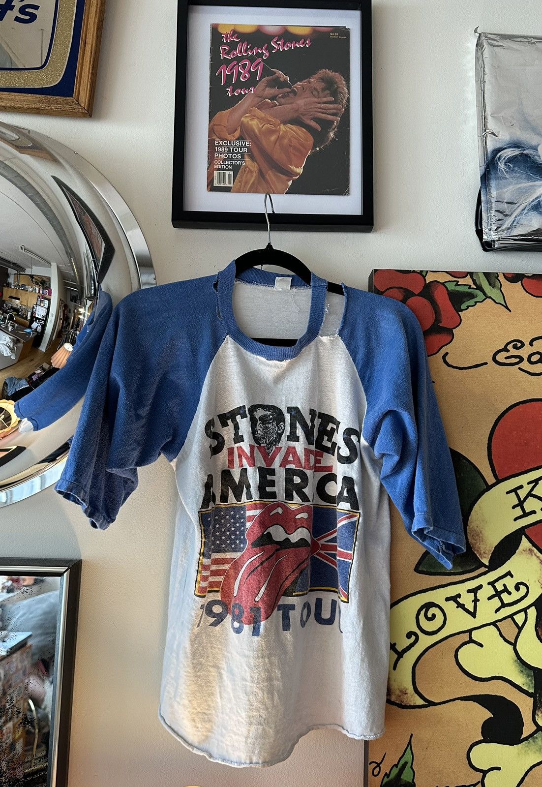 Band Tees × Vintage 1981 Rolling Stones “Tattoo You” Tour T-Shirt Size US S / EU 44-46 / 1 - 2 Thumbnail