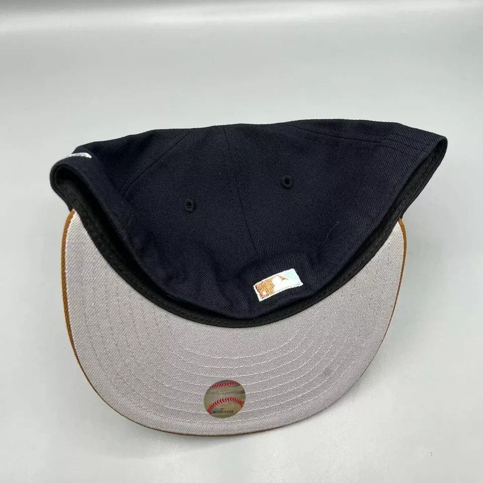 New Era Houston Astros Hat Men 7 5/8 59Fifty New Era MLB Fitted Cap Size ONE SIZE - 6 Thumbnail