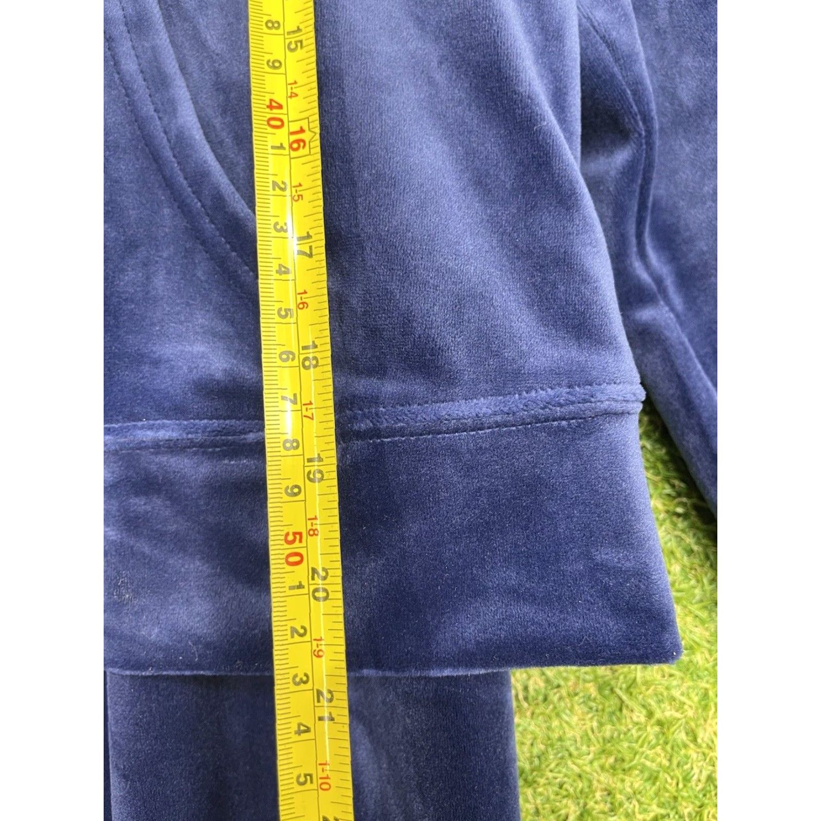 Juicy Couture Juicy Couture Tracksuit Womens XL Velour Hoodie Low Rise Pants 30x30 Blue 90s Designer Outdoor Casual Lounge Set Womens0.12 Size XL / US 12-14 / IT 48-50 - 5 Thumbnail