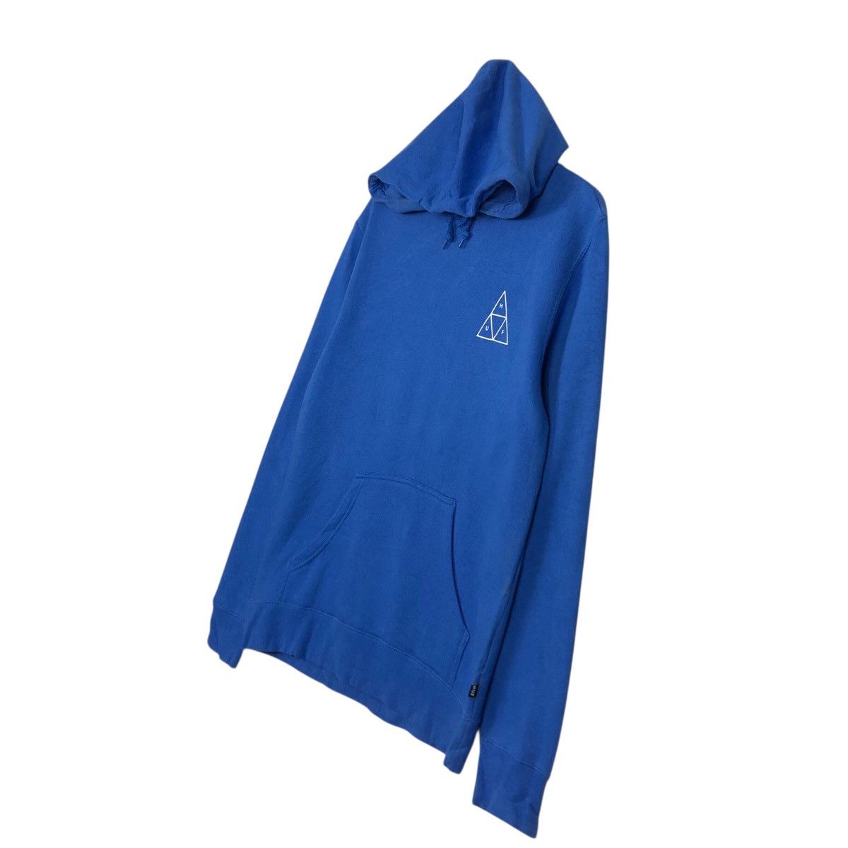 Japanese Brand 📌Rich Blue Vintagr Hoodie Pull Over HUF Big Logo Design Size US S / EU 44-46 / 1 - 3 Thumbnail
