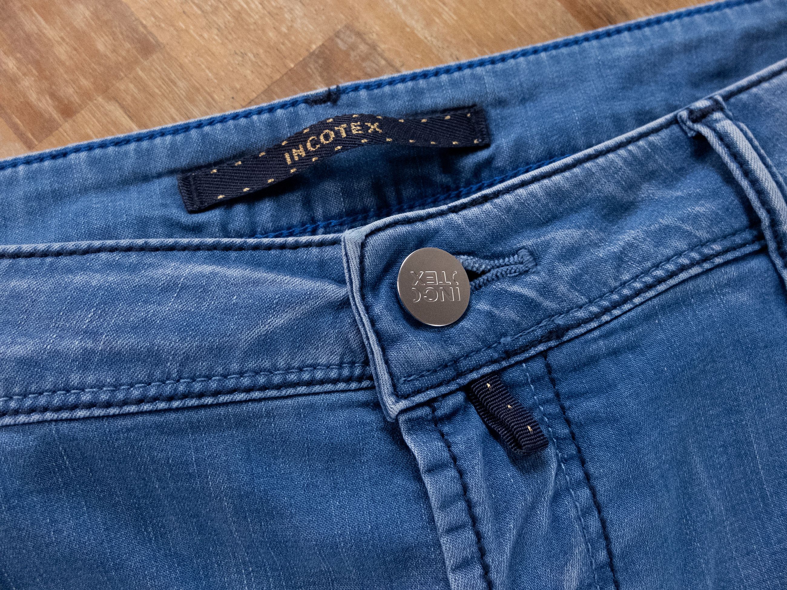 Incotex INCOTEX Blue Division tapered leg lightweight blue jeans 40 Size US 40 / EU 56 - 3 Thumbnail
