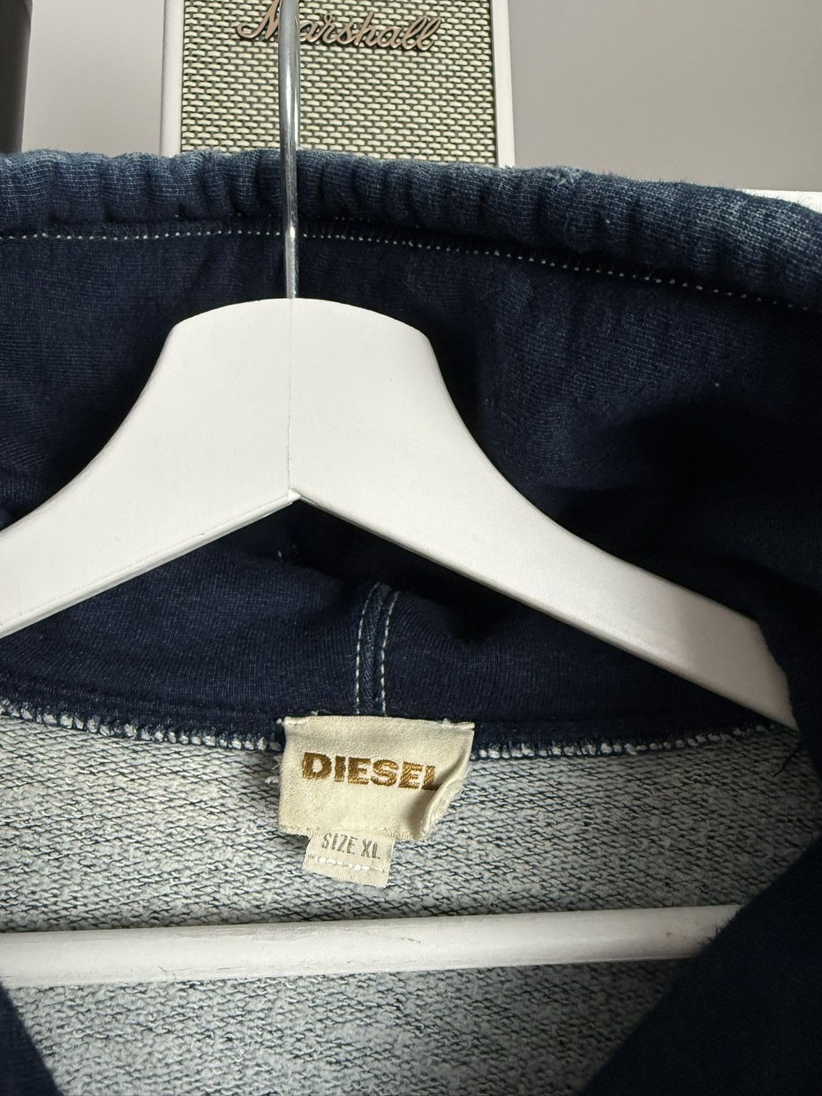 Diesel Vintage y2k Diesel denim baggy zip hoodie XL archive opium Size US XL / EU 56 / 4 - 4 Thumbnail